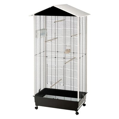 Ferplast Cage à oiseaux et volière avec toit Nota Plastique 56115423