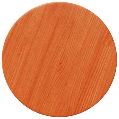 vidaXL Dessus de table rond cire marron Ø30x2,5 cm bois de pin massif