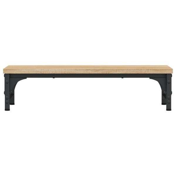 vidaXL Support de moniteur ch&ecirc;ne sonoma 55x23x14 cm bois d'ing&eacute;nierie