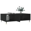 vidaXL Table basse noir 104x60x35 cm bois d'ing&eacute;nierie