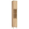 vidaXL Ensemble de meubles de salle de bain 3 pcs ch&ecirc;ne sonoma