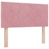 vidaXL T&ecirc;te de lit Rose 90 cm Velours