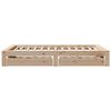 vidaXL Cadre de lit sans matelas 120x190 cm bois de pin massif