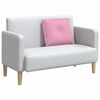 vidaXL Coussin de Dos Rose 60 x 19 x 50 cm tissu