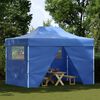 vidaXL Tente de f&ecirc;te Bleu 291 x 431 x 315 cm Tissu Oxford