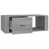 vidaXL Table basse Sonoma gris 100x50,5x35 cm Bois d'ing&eacute;nierie