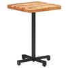 vidaXL Table de bistro Carr&eacute;e 50x50x75 cm Bois d'acacia massif