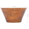 vidaXL Lavabo Bois de teck massif &Phi;40x20 cm