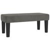 vidaXL Banc Gris fonc&eacute; 70x30x30 cm Velours