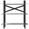 vidaXL &Eacute;tag&egrave;re Gris Sonoma 100 x 33,5 x 102 cm Bois d'ing&eacute;nierie