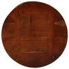 vidaXL Dessus de table &Oslash; 80x3,8 cm rond bois massif de r&eacute;cup&eacute;ration