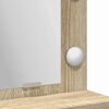 vidaXL Table de Toilette avec &eacute;tag&egrave;re Ch&ecirc;ne Sonoma 75,5 x 41 x 135 cm