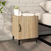 vidaXL Table de chevet Ch&ecirc;ne sonoma Bois d'ing&eacute;nierie