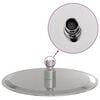 vidaXL Pomme de douche pluie acier inoxydable 304 20 cm ronde