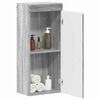 vidaXL Armoire murale de salle de bain avec &eacute;tag&egrave;re TULUM Gris Sonoma