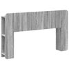 vidaXL Cabinet de T&ecirc;te de Lit Sonoma gris Bois d'ing&eacute;nierie
