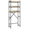 vidaXL &Eacute;tag&egrave;re de lave-linge ch&ecirc;ne sonoma 67x25x163 cm bois ing&eacute;nierie