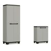 Keter Armoire de rangement polyvalente Planet gris et noir