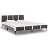 vidaXL Lit et matelas mousse &agrave; m&eacute;moire de forme Similicuir 180x200 cm