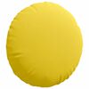 vidaXL Coussins de si&egrave;ge 2 pcs Jaune clair &Oslash;50 x 19 cm tissu