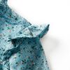 Robe enfants &agrave; manches longues bleu 116