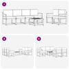 vidaXL Ensemble de canap&eacute;s d'ext&eacute;rieur 7 pcs Naturel et Beige
