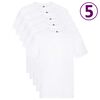 Fruit of the Loom T-shirts originaux 5 pcs Blanc 5XL Coton