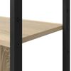 vidaXL &Eacute;tag&egrave;re Ch&ecirc;ne Sonoma 80 x 30 x 155,5 cm Bois d'ing&eacute;nierie