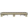 vidaXL Cadre de lit sans matelas ch&ecirc;ne sonoma 135x190 cm