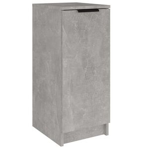 vidaXL Armoire &agrave; chaussures Gris b&eacute;ton 30x35x70 cm Bois d'ing&eacute;nierie