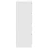 vidaXL Buffet blanc 37,5x35x99 cm bois d'ing&eacute;nierie