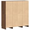 vidaXL Ensemble d'armoires de cuisine 3 pcs ch&ecirc;ne marron