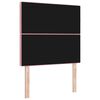 vidaXL T&ecirc;te de lit avec t&ecirc;te de lit Rose 100 cm Cuir synth&eacute;tique