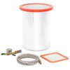 vidaXL Chambre sous vide Acier inoxydable 22,7 L