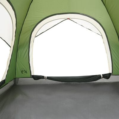 vidaXL Tente de camping de cabine 4 personnes vert imperméable