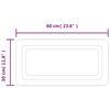 vidaXL Miroir de salle de bain &agrave; LED 30x60 cm