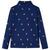 Chemise pour enfants bleu marine 128