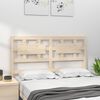 vidaXL T&ecirc;te de lit 125,5x4x100 cm Bois massif de pin