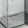 vidaXL Drain de douche avec couvercle en verre et siphon &agrave; 360&deg; 50 cm