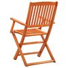 vidaXL Ensemble &agrave; manger d'ext&eacute;rieur pliable 9 pcs Bois d'eucalyptus