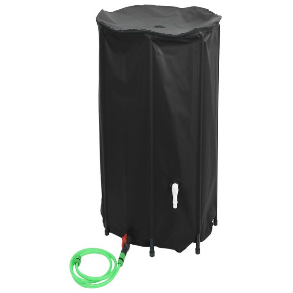 vidaXL R&eacute;servoir d'eau avec robinet pliable 380 L PVC