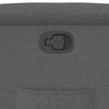 vidaXL Fauteuil inclinable Gris fonc&eacute; Tissu