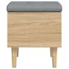 vidaXL Banc de rangement ch&ecirc;ne sonoma 42x42x46 cm bois d'ing&eacute;nierie