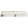 vidaXL Lit de jour sans matelas blanc 80x200 cm bois de pin massif