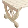 vidaXL Ensemble à manger de jardin 3 pcs bois de sapin massif