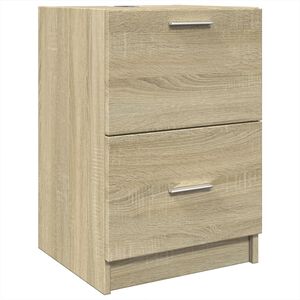 vidaXL Armoire d'&eacute;vier ch&ecirc;ne sonoma 40x37x59 cm bois d'ing&eacute;nierie
