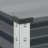 vidaXL Jardini&egrave;re de jardin Anthracite 45x45x88 cm Acier