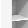 vidaXL Buffet blanc 30x41x124 cm bois d'ing&eacute;nierie