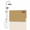 EISL Ensemble de douche de t&ecirc;te EASY ENERGY chrome