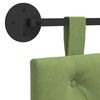 vidaXL T&ecirc;te de lit suspendue Vert clair 150 x 55 x 7 cm Velours